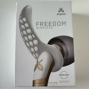Jaybird Freedom Wireless Earbud Headphones - White and Gold